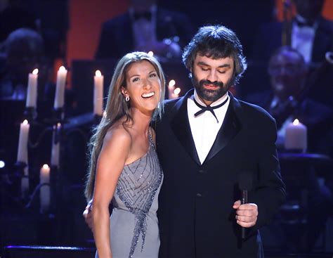 imitazione celine dion and andrea bocelli